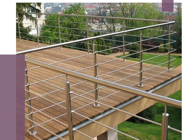 Алюминиевые парапеты в Амурске под ключ от 7852 руб. 