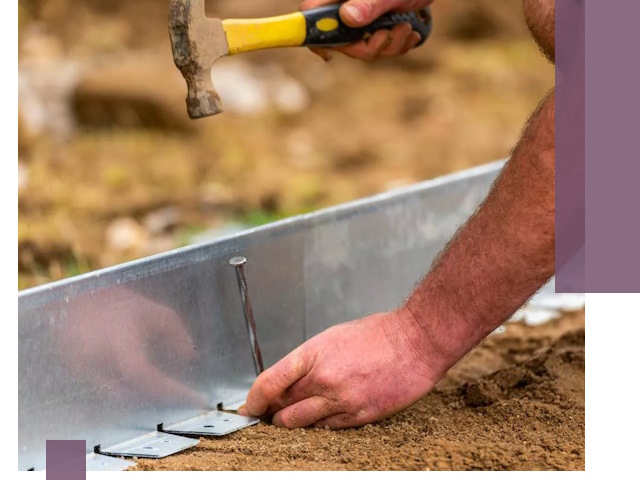 Монтаж металлических бордюров в Амурске быстро и качественно