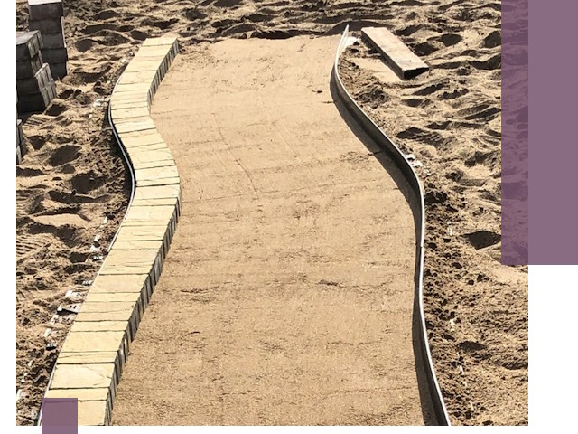 Металлические бордюры для тротуаров в Амурске — прочные и долговечные