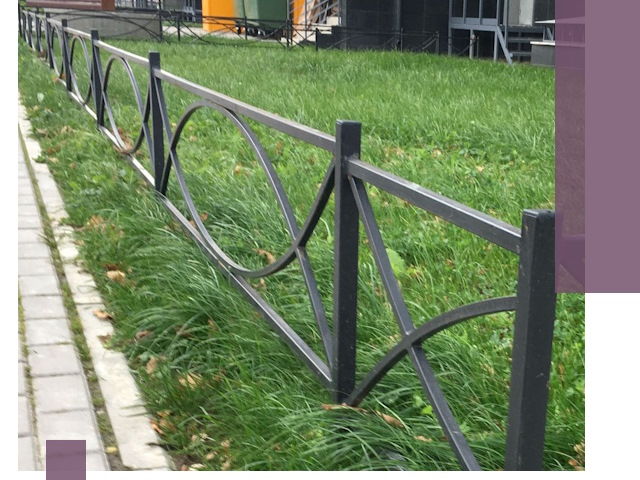 Газонные ограждения из металла в Амурске — монтаж и продажа