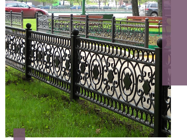 Секционные газонные ограждения под ключ в Амурске