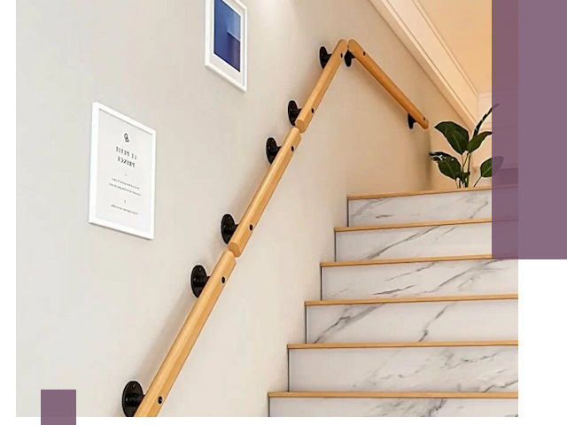 Поручни металлические и деревянные под ключ в Амурске