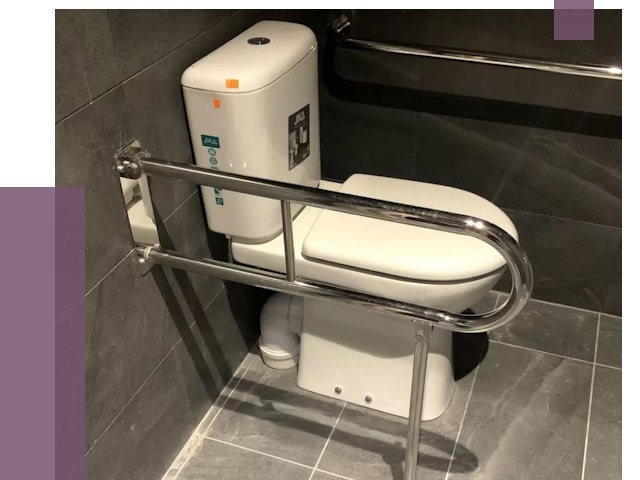 Поручни для санузлов в Амурске от 4339 руб.  | ПРОЛЁТ-Мрс