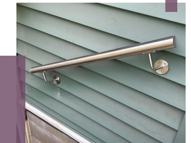 Поручни из нержавеющей стали в Амурске от 7749 руб.  | ПРОЛЁТ-Мрс